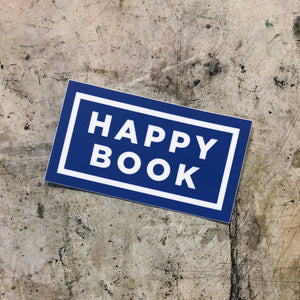 Happy Book Sticker