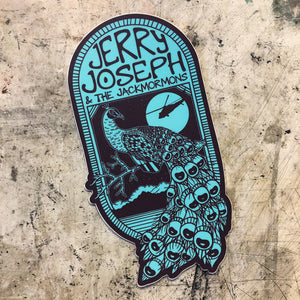 Peacocks & Blackhawks Sticker